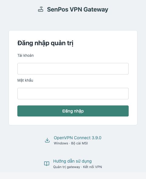 Trang đăng nhập với vị trí tài khoản, mật khẩu, đăng nhập và tải phần mềm